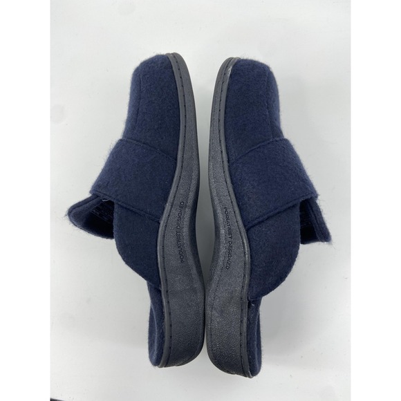 Vionic Slipper Shoes Womens 7 Blue Gemma II Mule Slide Flannel J0892F6401 - Picture 6 of 8